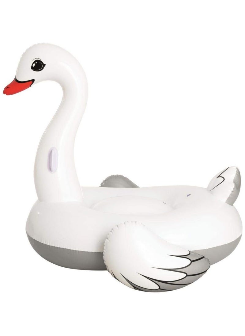 INTEX Swan Shaped Inflatable Ride-On Pool Float 12x12x10cm  - Image 1