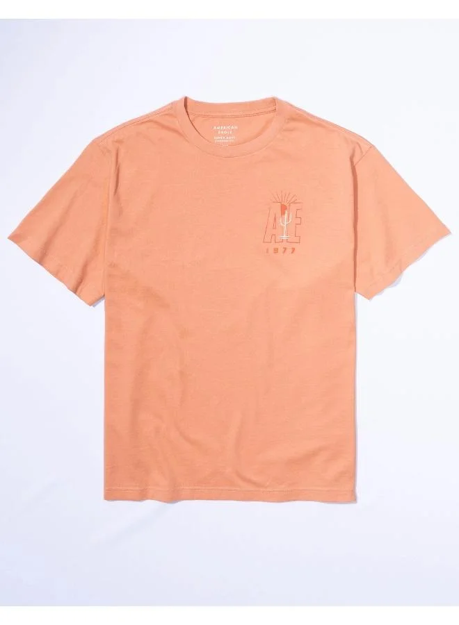 امريكان ايجل AE Embroidered Graphic T-Shirt