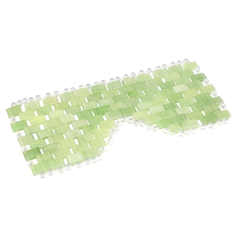 LazyGa Jade Eye Mask Facial Cooling Mask with 100 Real Jade for Hot Cold Therapy to Reduce Wrinkles Puffiness Migraines and AntiAging - Image 1