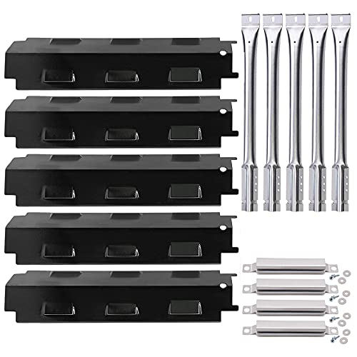 Criditpid Grill Replacement Parts for Charbroil 463230515, 463230512, 463230513, 463230514, 463239915, 463230511 Models, Grill Heat Plate Tent Shield, Pipe Burner Tubes and Crossover Tubes - Image 1