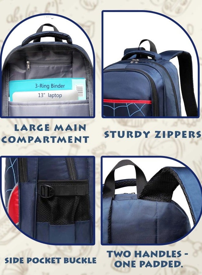 BLUEFAIRY Boys Backpack for Kids Elementary School Bags Durable Kindergarten Bookbags (Royal Blue), Royal Blue, One_Size, Laptop - Image 3