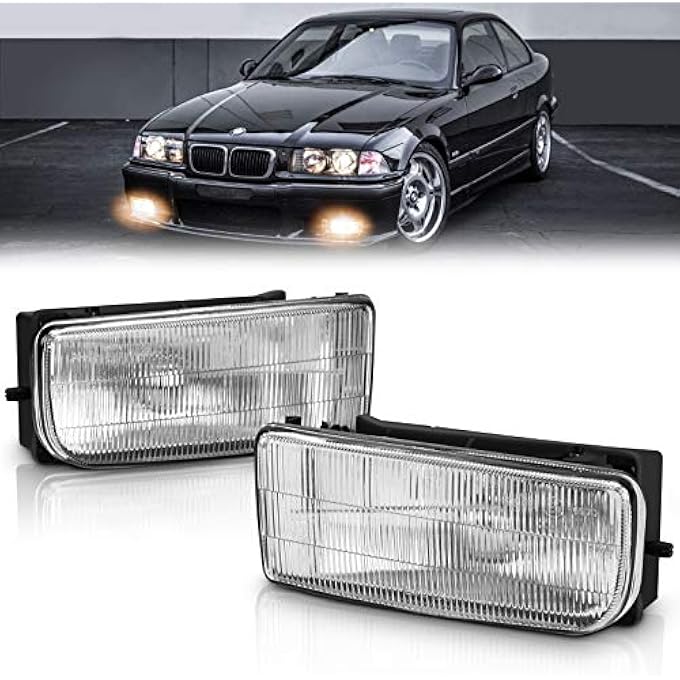 TangMiGe Fog Lights Compatible With 1992 1993 1994 1995 1996 1997 1998 1999 Bmw M3 E36 318I 318Is 318Ti 320I 323I 323Is 325I 325Is 328I 328Is 3 Series Original Design 1 Pair Fog Lamps - Image 1