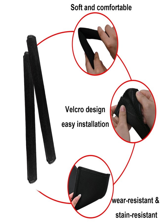 Anglepingping Armrest Handle Cover, 18.7×1.37×1.37in Pushchair Protector Handlebar Sleeve Bumper Dust Proof Universal Handle Accessories Removable Fabric Pushchair Case Grip Bar Replacement Arm Covers - Image 4