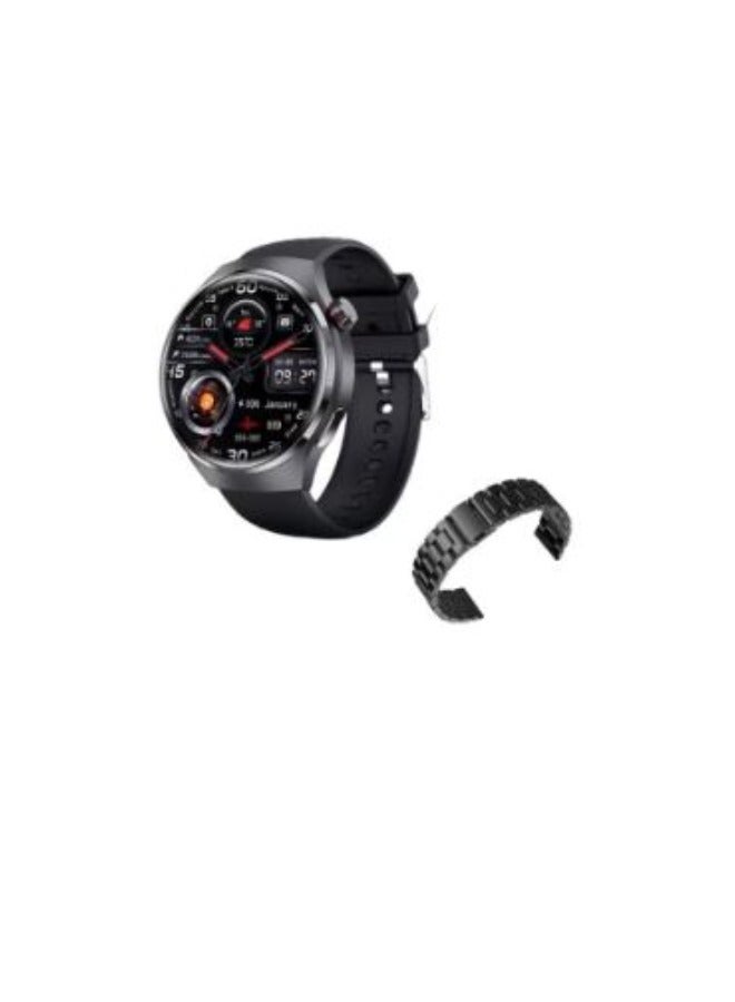 Watch 4 Pro High Quality Smart Watch 1.62 Inch Amoled IPS Screen 480*480, Bluetooth 5.2 & 480mAh Battery Capacity With 3 Straps  - Image 1
