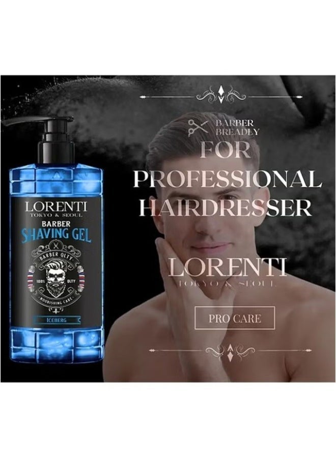Lorenti Tokyo & Seoul Barber Shaving Gel Iceberg Collection - Image 3