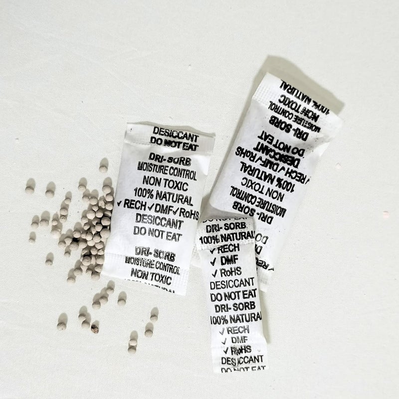 Elysian Activated Clay Desiccant Silica Pouch 500gram Pack for Moisture AbsorberAbsorbing Capacity 75 of its WeightSilica for Metal Electronics and Machinarry Products 1gmx500 Pouches - Image 1