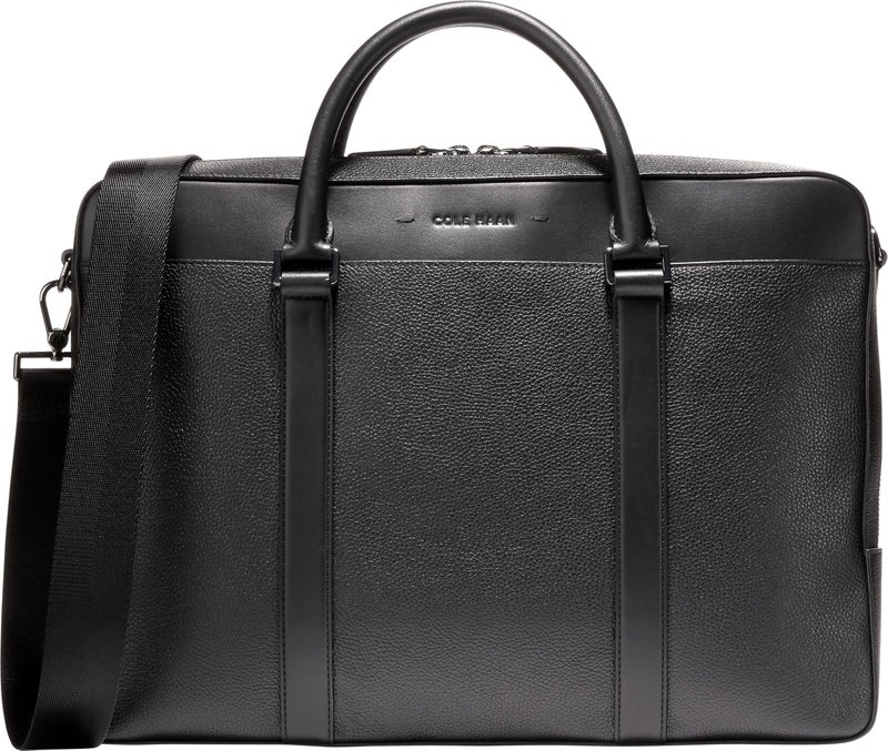 Cole Haan Mens Triboro Briefcase Black - Image 2