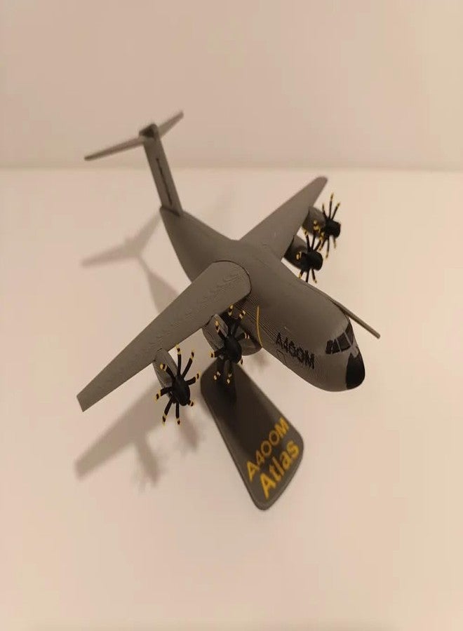 طقم نموذج طائرة النقل العسكرية إيرباص A400M أطلس بتقنية الطباعة ثلاثية الأبعاد من 3D CRAFT | نموذج هواية طيران سهل التركيب | مجسم عرض مكتبي (Model_ZA) - Image 3