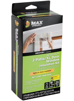 Duck Duck Brand MAX Strength Rolled Window Insulation Kit for XL Windows and Patio Doors  - Image 1