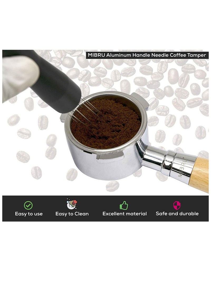 HOMESTAR Coffee Needle Pen Size WDT Tool Espresso Distribution Powder Stirrer With Aluminum Stand - Image 3