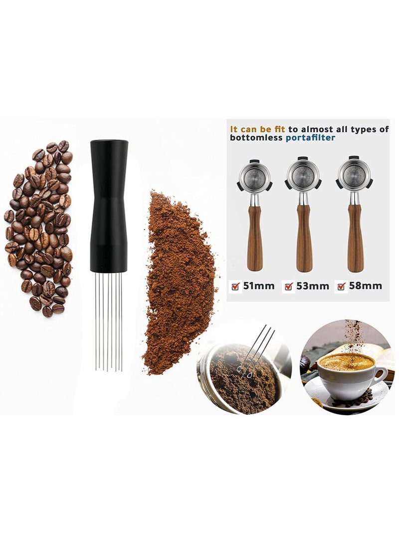 HOMESTAR Coffee Needle Pen Size WDT Tool Espresso Distribution Powder Stirrer With Aluminum Stand - Image 4