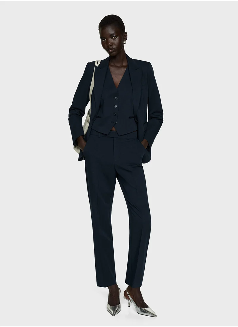 MANGO Suit Waistcoat With Buttons