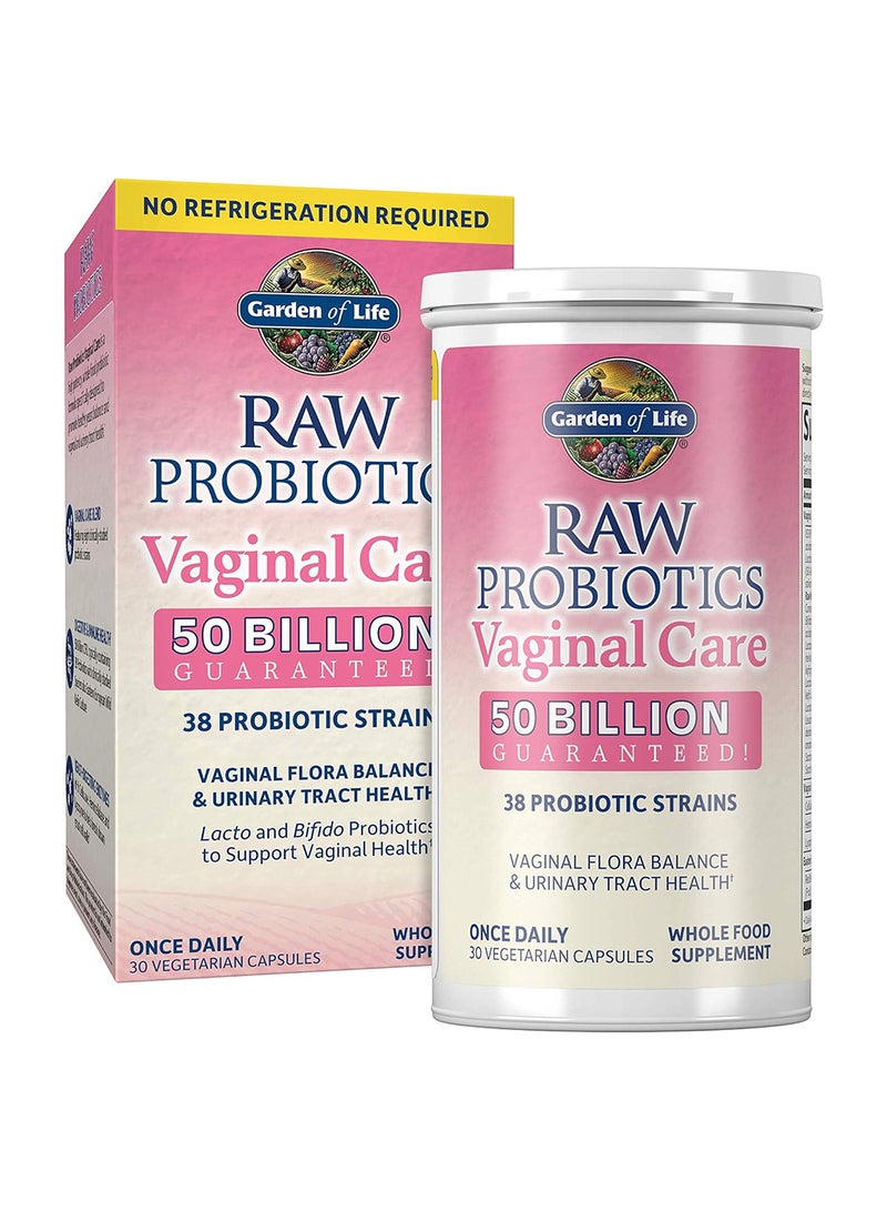 Garden of Life Probiotics Care Shelf Stable 50 Billion Cfu Guaranteed Through Expiration Acidophilus Once Daily Certified Gluten Free 30 Vegetarian Capsules - Image 1