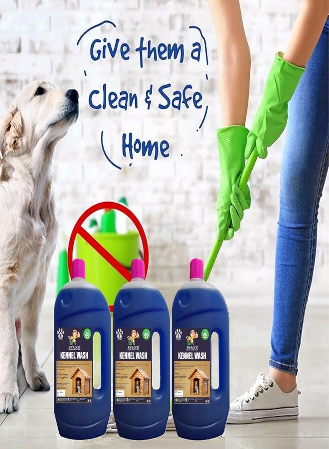 swacch Kennel Wash (1 Litre) (Pack of 3) Lavender I Pet Stain & Odour Remover I Pet Floor Cleaner Liquid I Dog and Cat Friendly - Image 3