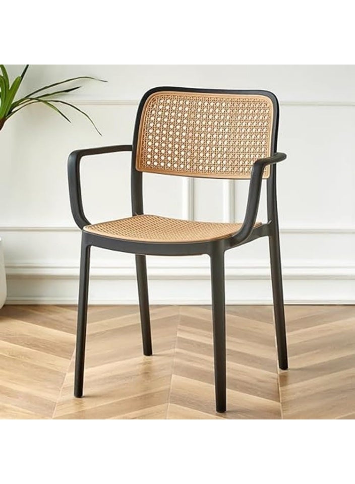 سمارت هوم كرسي مفرد من الفايبر  بتصميم عصري وأرجل قوية – مقاس 45×50×80 سم |مقعد متين للمكتب، غرفة الطعام، الكوفي شوب، الحدائق والمجالس الخارجية - Image 1