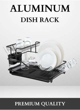 Aluminum Dish Rack, Plate Rack for Kitchen Countertop,  Rust Proof Kitchen dish Drying Rack - pzsku/Z9208C7789E852042A4D4Z/45/1747409071/4689a39c-5625-4397-94aa-92a7f69045fe