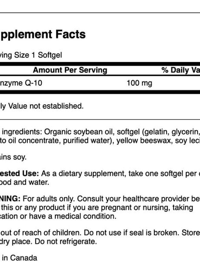 SWANSON Coq10 100 100 Milligrams 50 Sgels - Image 3