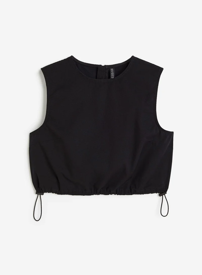 H&M Knitted Crop Top