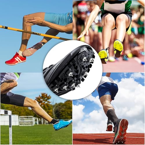 JULMELON 120PCS 1/4in Stainless Steel Track & Cross Country Spikes for Golf, Sprint Sports, Short Running Track Shoes - Includes Spike Wrench - Image 5