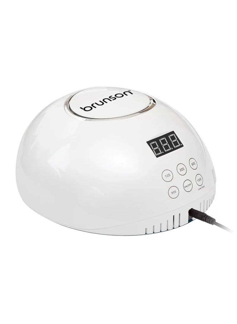 brunson - UV Light for Gel Nail Polish Brunson Wired Alpha 2.0 UV LED Nail Lamp 54W with 5 Timer Settings and 36 UV LED Lights Easy and Fast Curing Nail Dryer for Acrylic Nails and Gel Polish with Auto Sensor and LCD Display - Image 1