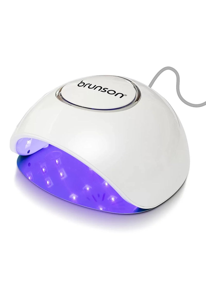 brunson - UV Light for Gel Nail Polish Brunson Wired Alpha 2.0 UV LED Nail Lamp 54W with 5 Timer Settings and 36 UV LED Lights Easy and Fast Curing Nail Dryer for Acrylic Nails and Gel Polish with Auto Sensor and LCD Display - Image 1