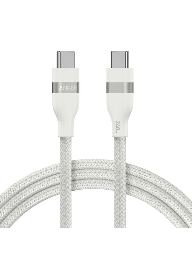 Anker USB-C to USB-C Cable 6ft 240W - White | A82E2H22 - Image 1