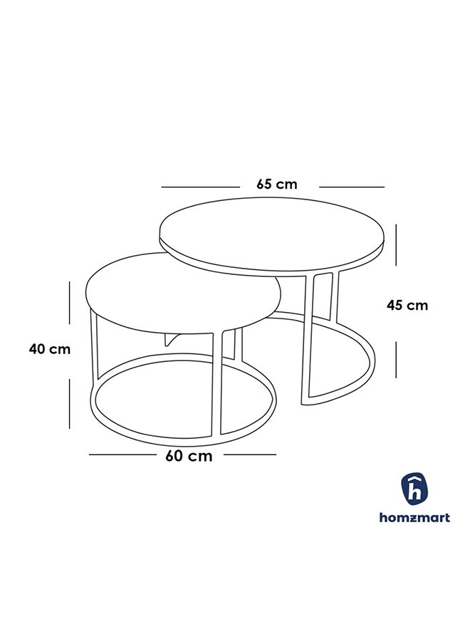 Homzmart Swedish Wood and Linen L-Shape Sofa and Metal and MDF Wood Coffee Table Set 2 Pieces - Multi Color  - Image 4