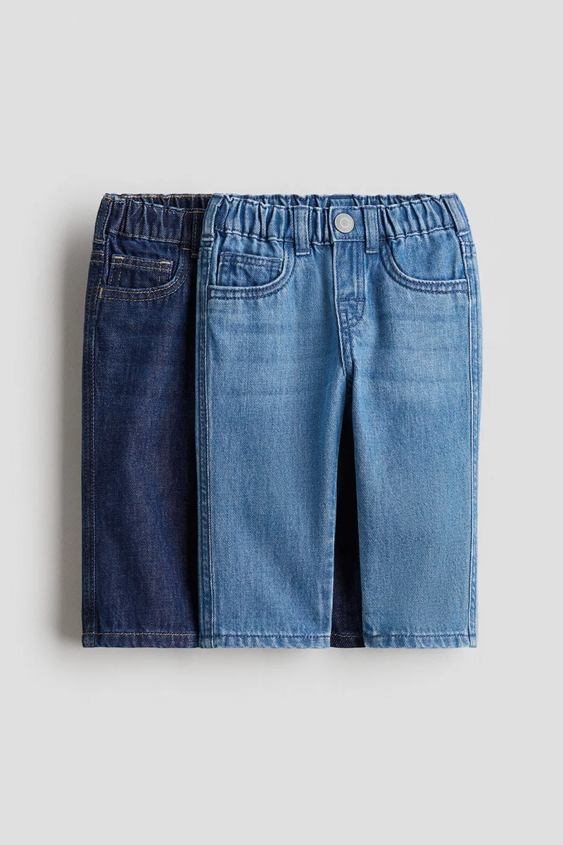 H&M 2-pack cotton jeans