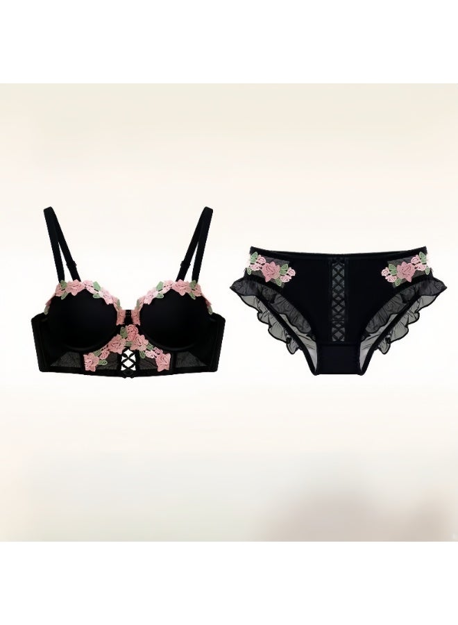 KUYING New Comfortable Skin Friendly And Breathable Lingerie Set Set Of 2  - Image 1