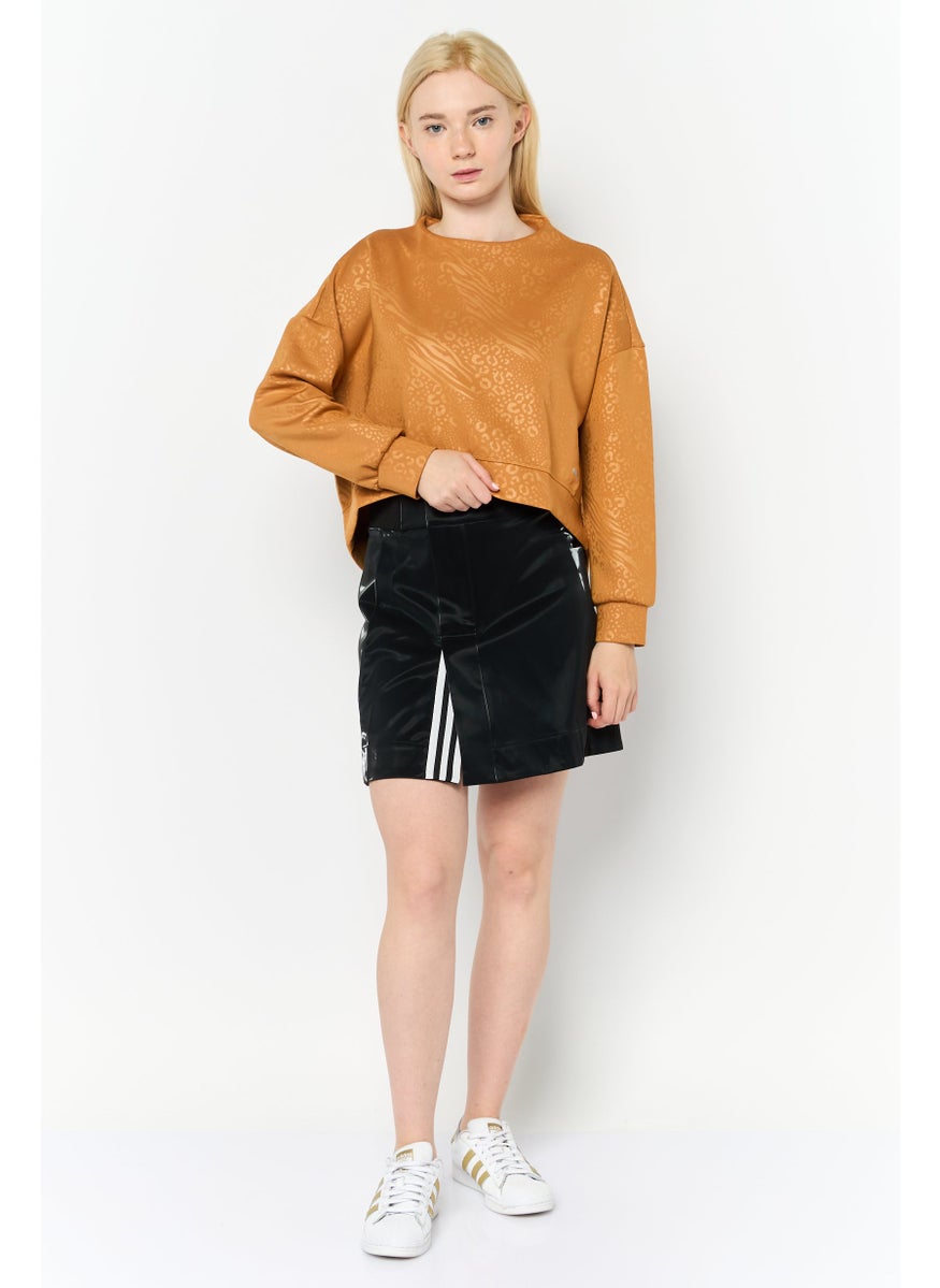 PUMA Women Sportswear Fit Outdoors Sweatshirt, Brown  - Image 4