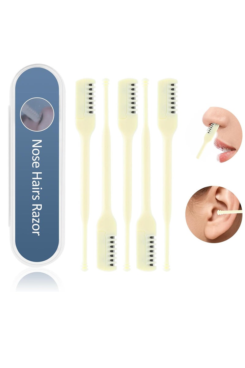 آي هوم شوب 2 في 1 ماكينة قص شعر الأنف، 2024 أداة تشذيب شعر الأنف المحمولة الجديدة، أداة تشذيب شعر الأنف الدوارة 360 درجة للنساء، أداة مطورة لإزالة شعر الأنف، أداة تشذيب شعر الأنف اليدوية للرجال - Image 1