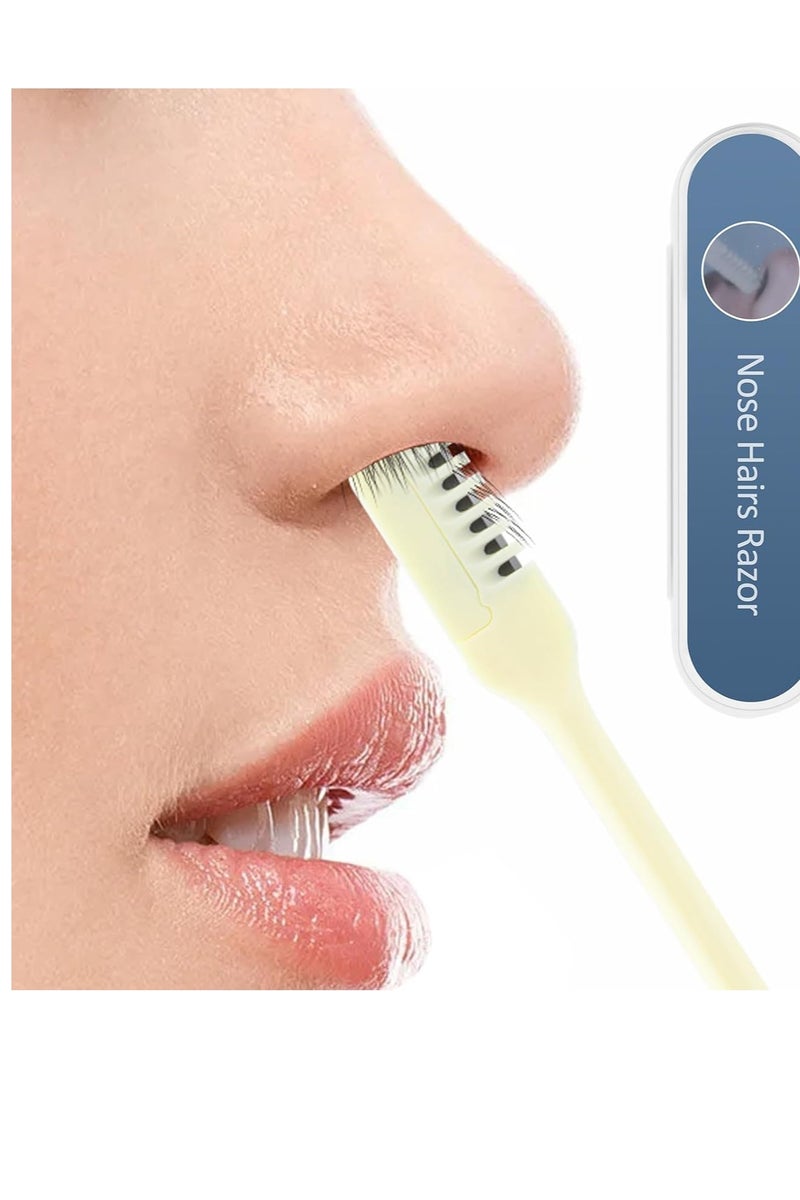 آي هوم شوب 2 في 1 ماكينة قص شعر الأنف، 2024 أداة تشذيب شعر الأنف المحمولة الجديدة، أداة تشذيب شعر الأنف الدوارة 360 درجة للنساء، أداة مطورة لإزالة شعر الأنف، أداة تشذيب شعر الأنف اليدوية للرجال - Image 5