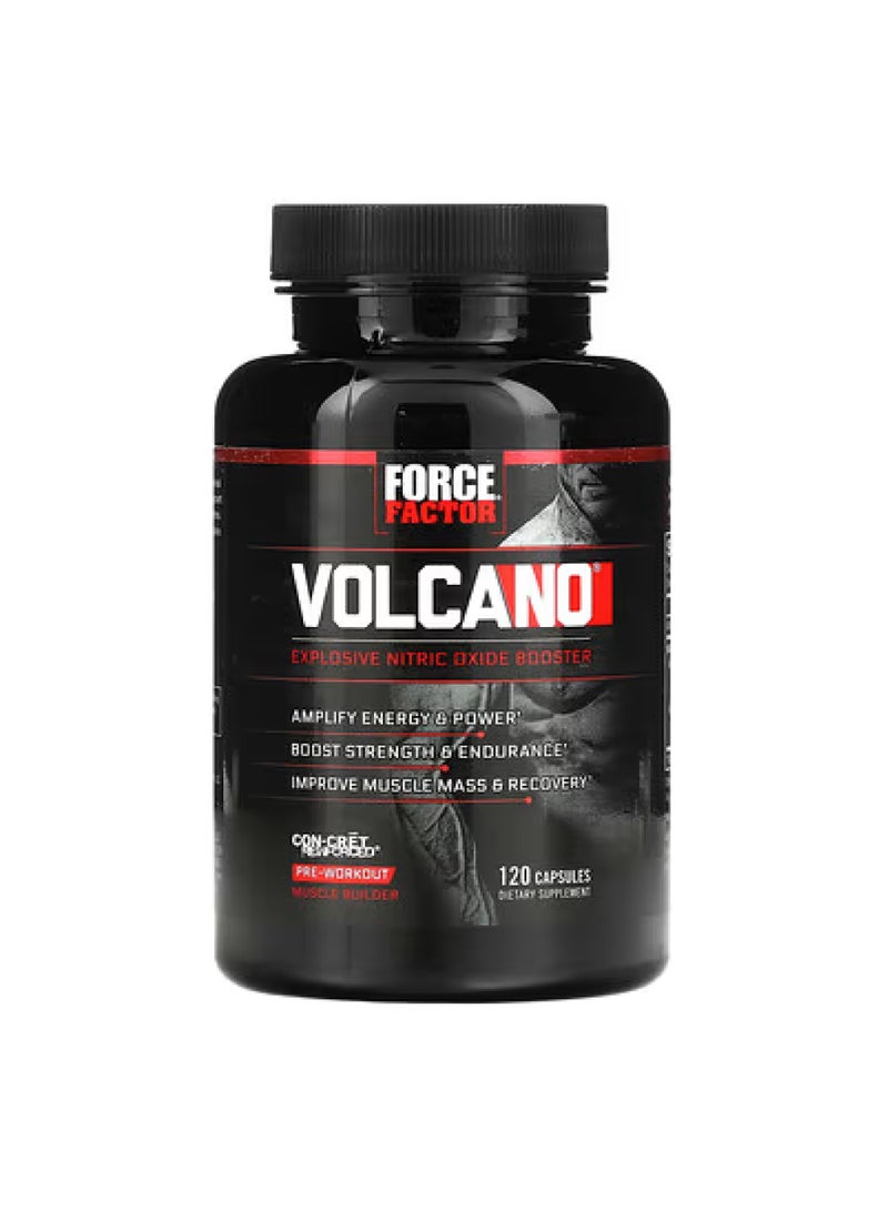 Volcano, Explosive Nitric Oxide Booster, 120 Capsules