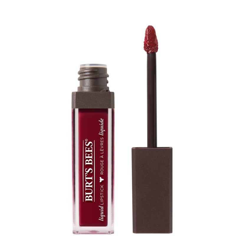 Burt's Bees 100% Natural Glossy Liquid Lipstick, Garnet Glacier, 1 Tube - Image 1