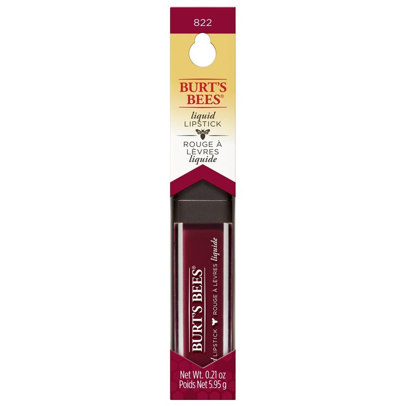 Burt's Bees 100% Natural Glossy Liquid Lipstick, Garnet Glacier, 1 Tube - Image 3