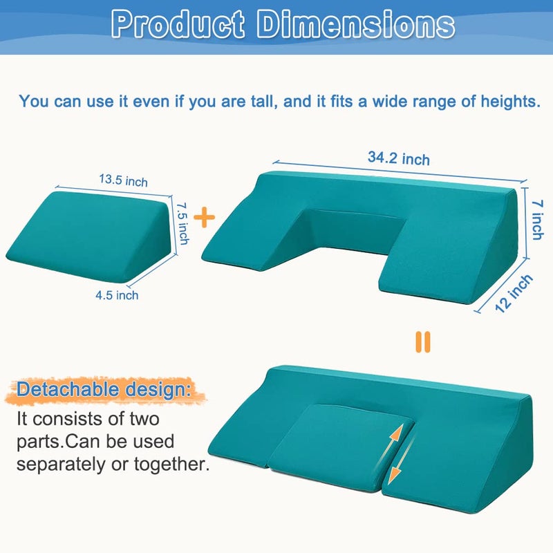 Mistuki Bedsore Turning Wedge Pillow Side Sleeping Body Positioning Anti Bed Sores Treatment Bedridden Elderly Patient Foam Cushion Prevent Pressure Ulcer Incline Wedge Medical Nursing Care After Surgery - Image 2