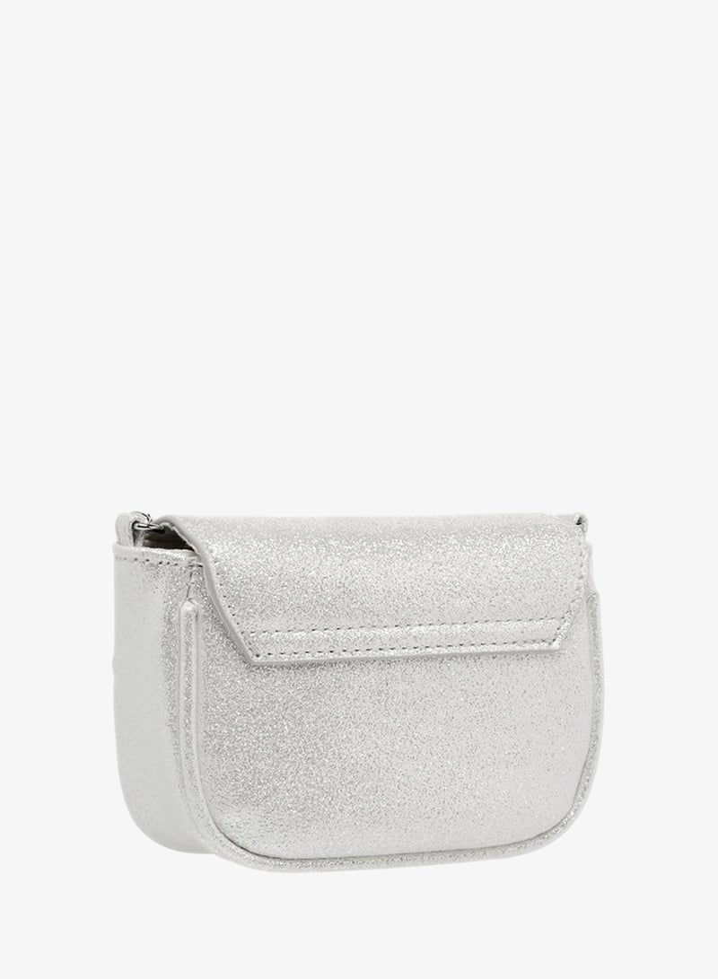 Celeste Butterfly Embellished Crossbody Bag with Chain Strap - Image 4