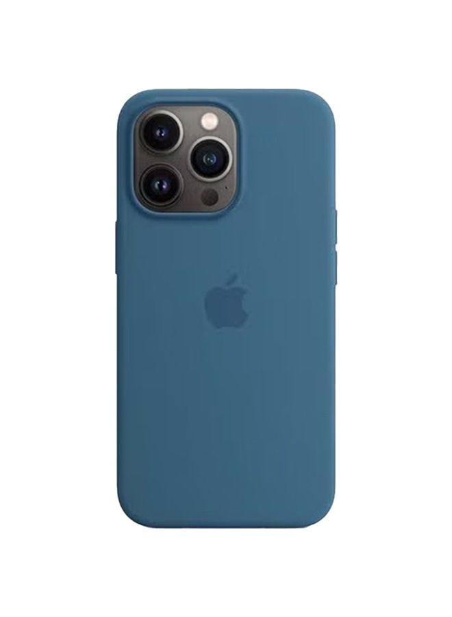 Silicone Protector Cover For Iphone 13 Pro Case With MagSafe Blue 