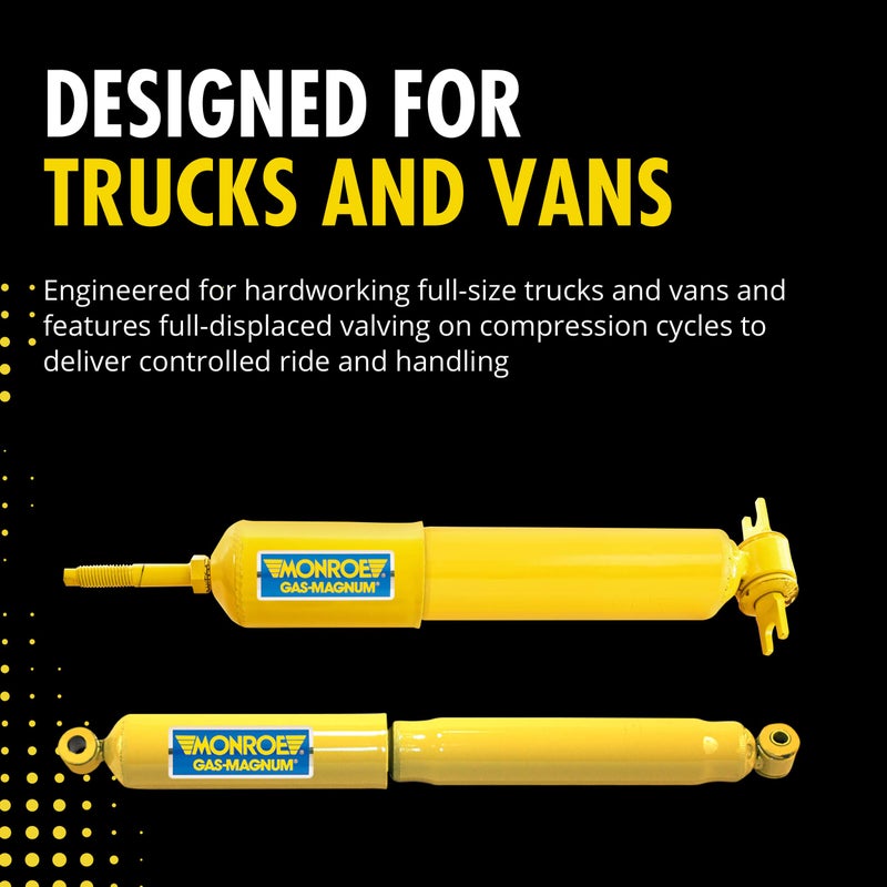 Monroe Gas-Magnum 34525 Suspension Shock Absorber for Ford F-250 Super Duty - Image 2