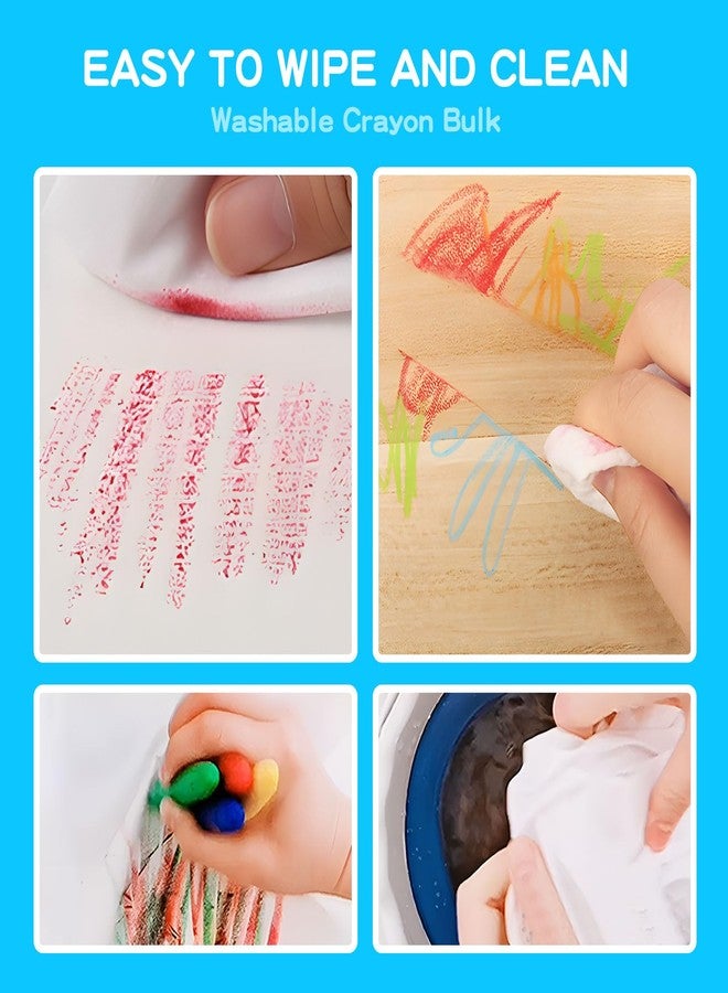FXYRTKLCZ Peanut Crayons for Kids 36 Colors Washable Toddler Crayon, Non-Toxic Baby Crayon for Ages 2-4, 4-8 - Large Crayons for Toddlers 1-3, Coloring Art Supplies, Back to School Gift for Boys&Girls - Image 4