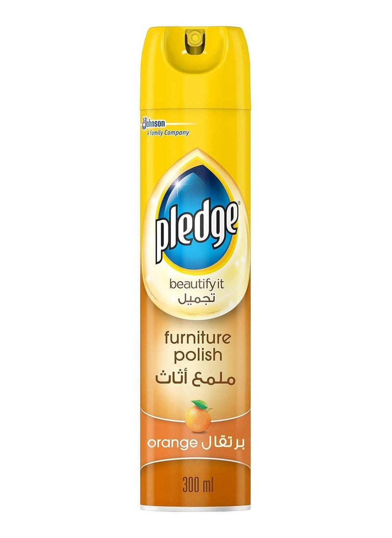 Pledge - Furniture Polish Orange 300ml - Image 1