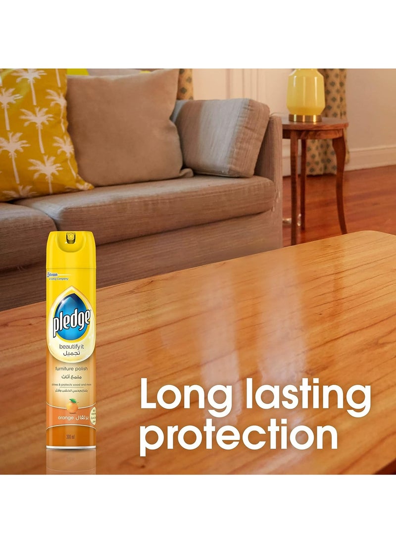 Pledge - Furniture Polish Orange 300ml - Image 1