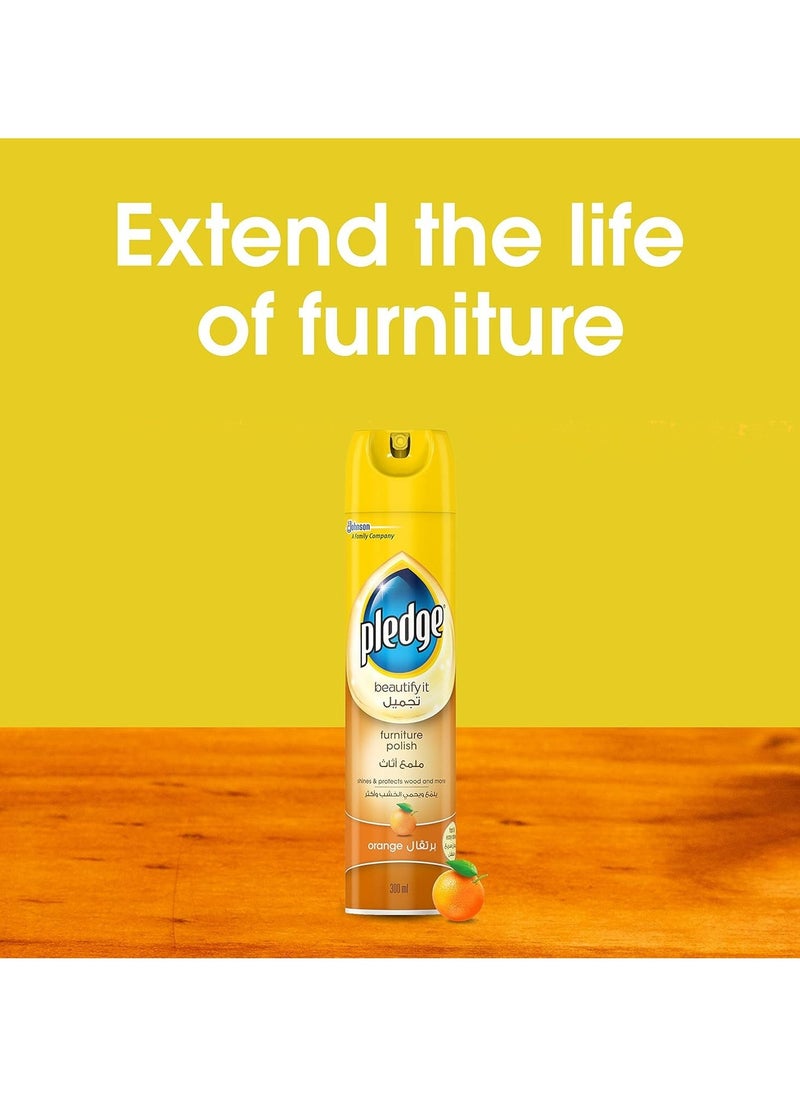 Pledge - Furniture Polish Orange 300ml - Image 1