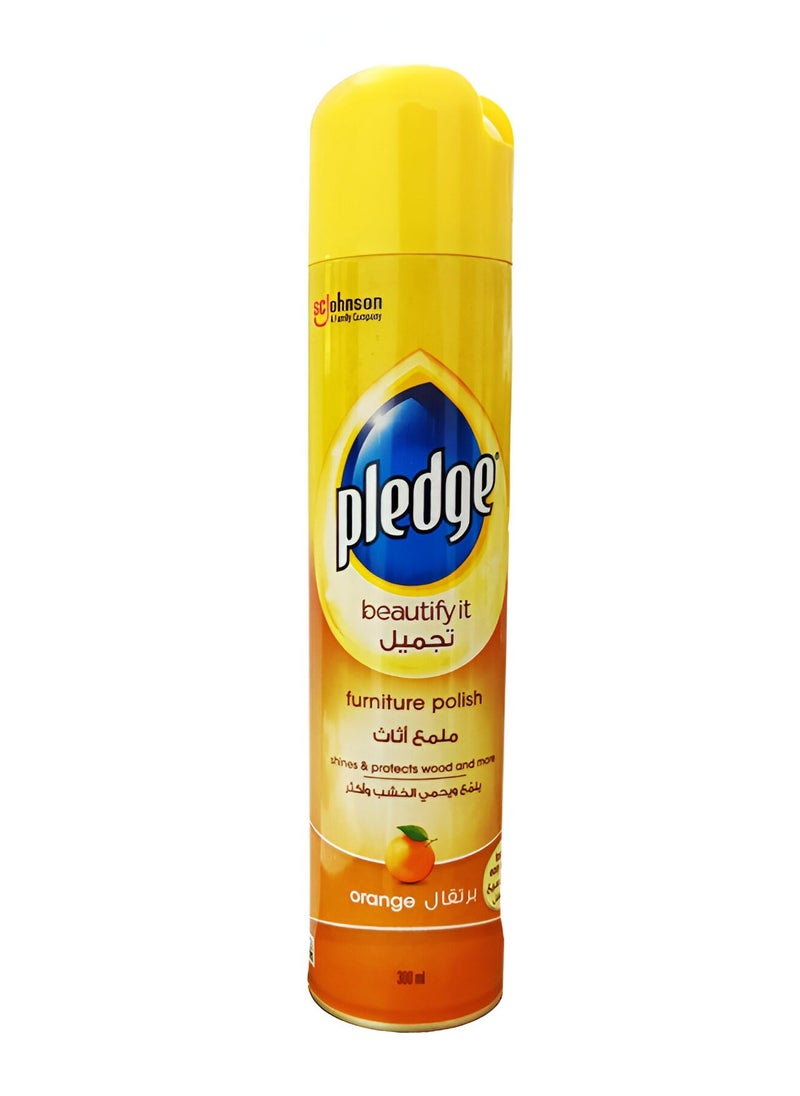 Pledge - Furniture Polish Orange 300ml - Image 1