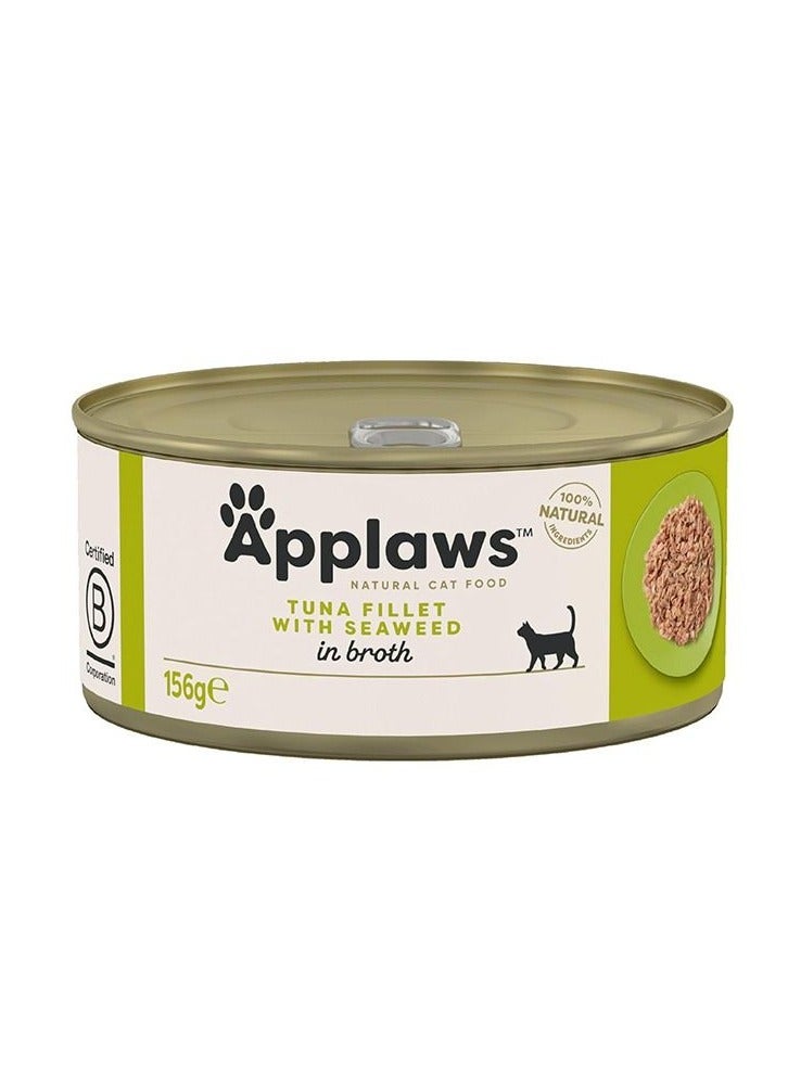 Applaws Cat Tuna with Seaweed Tin 156G - 24pcs - Image 1