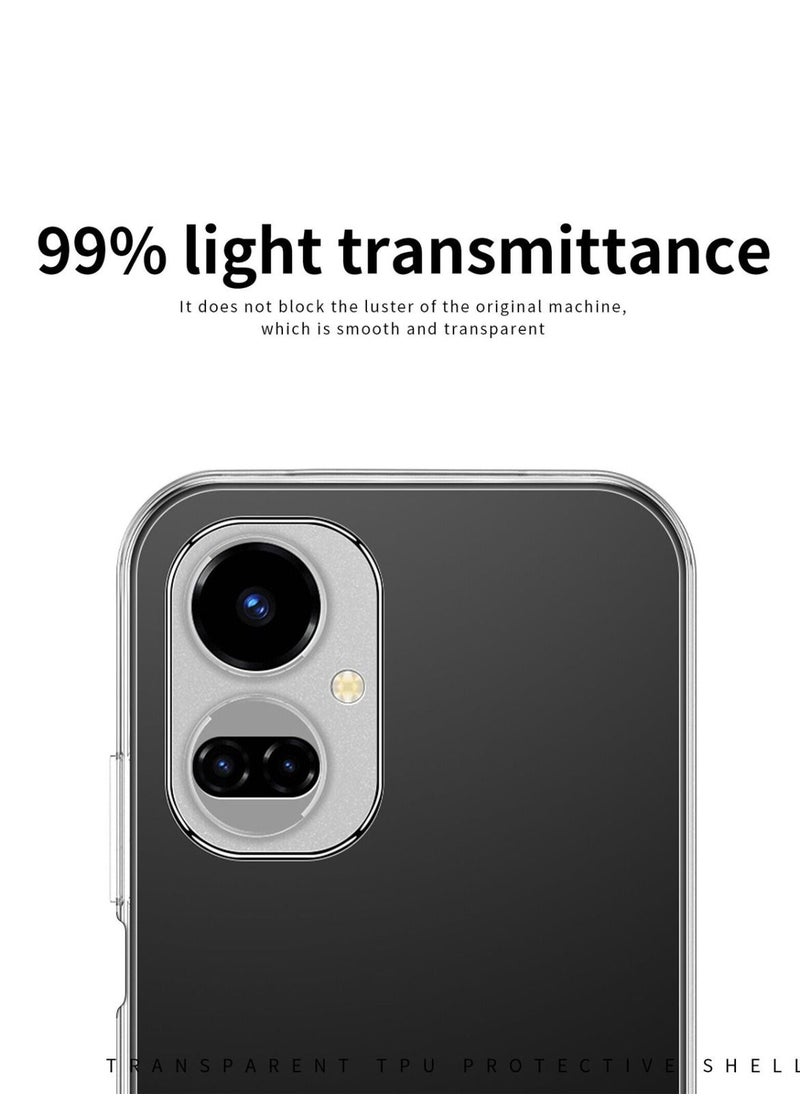 إيه إم إس - جراب خلفي شفاف ومرن ومرن للغاية من مادة TPU لهاتف Tecno Camon 19/19 Pro - Image 1