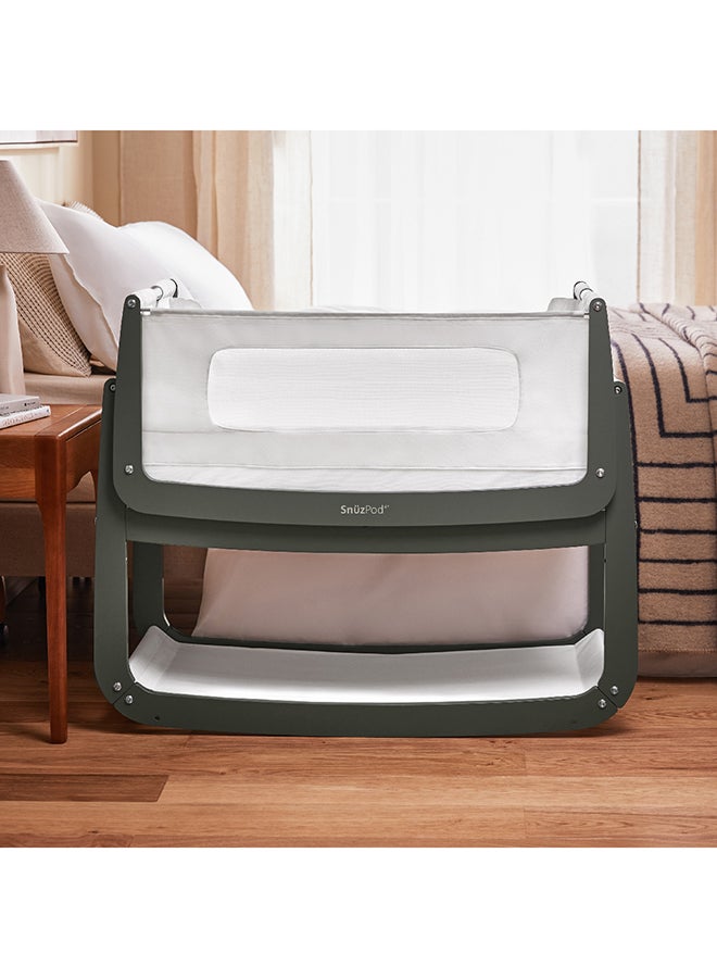 Snuz SnuzPod4 Bedside Crib - Sage - Image 3