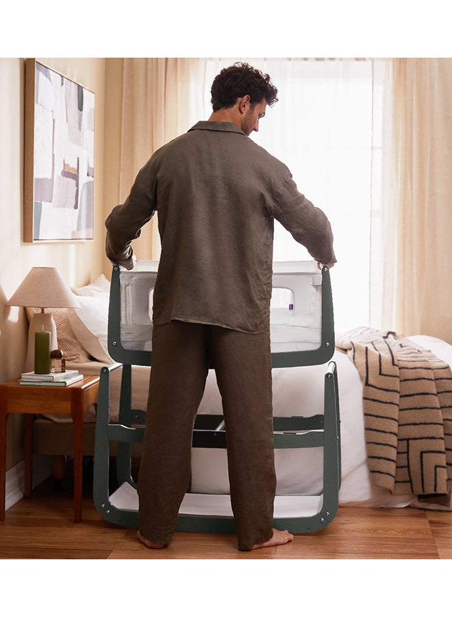 Snuz SnuzPod4 Bedside Crib - Sage - Image 5