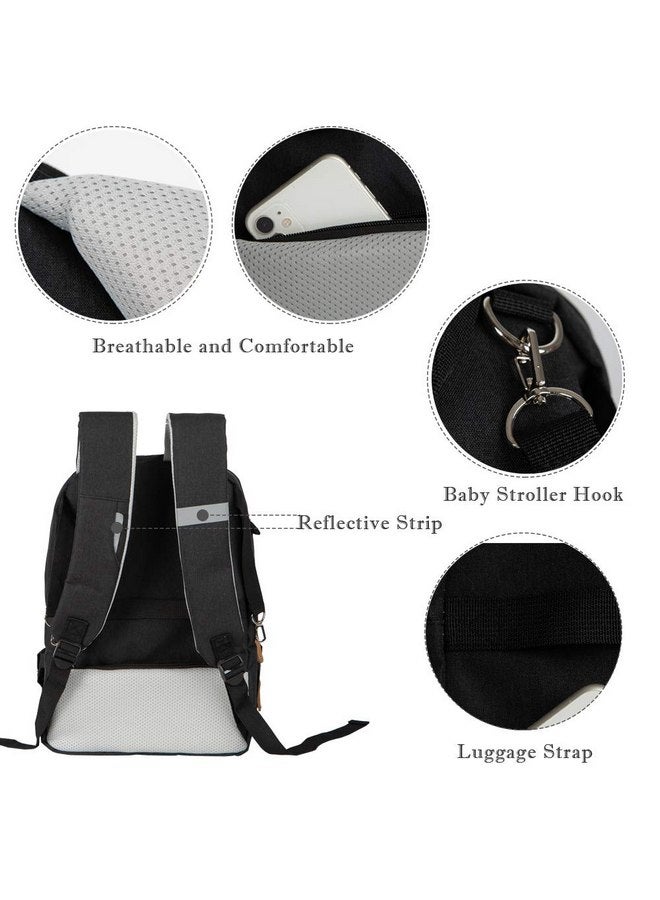 MOMIGO Breast Pump Backpack - Mother Outdoor Working Backpack with 13 Inch Laptop Compartment Fit Most Breast Pumps (Black) - Image 5
