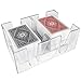 Yuanhe 6 Deck Revolving Rotating Canasta Playing Card Tray - Image 3